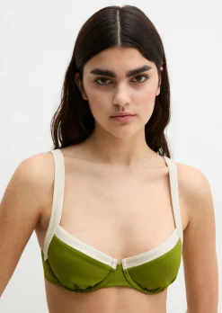 Bikini-Top mit Bügel aus recyceltem Material