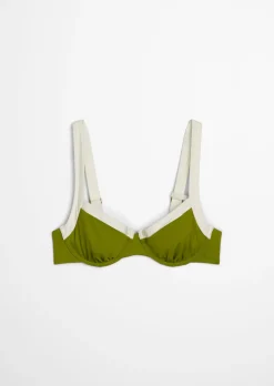 Bikini-Top mit Bügel aus recyceltem Material