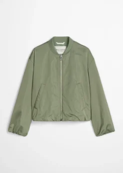 Blouson im Aviator-Stil regular cropped aus recyceltem Polyester