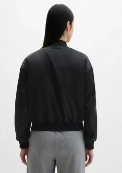 Blouson im Aviator-Stil regular aus recyceltem Shiny-Polyester-Twill