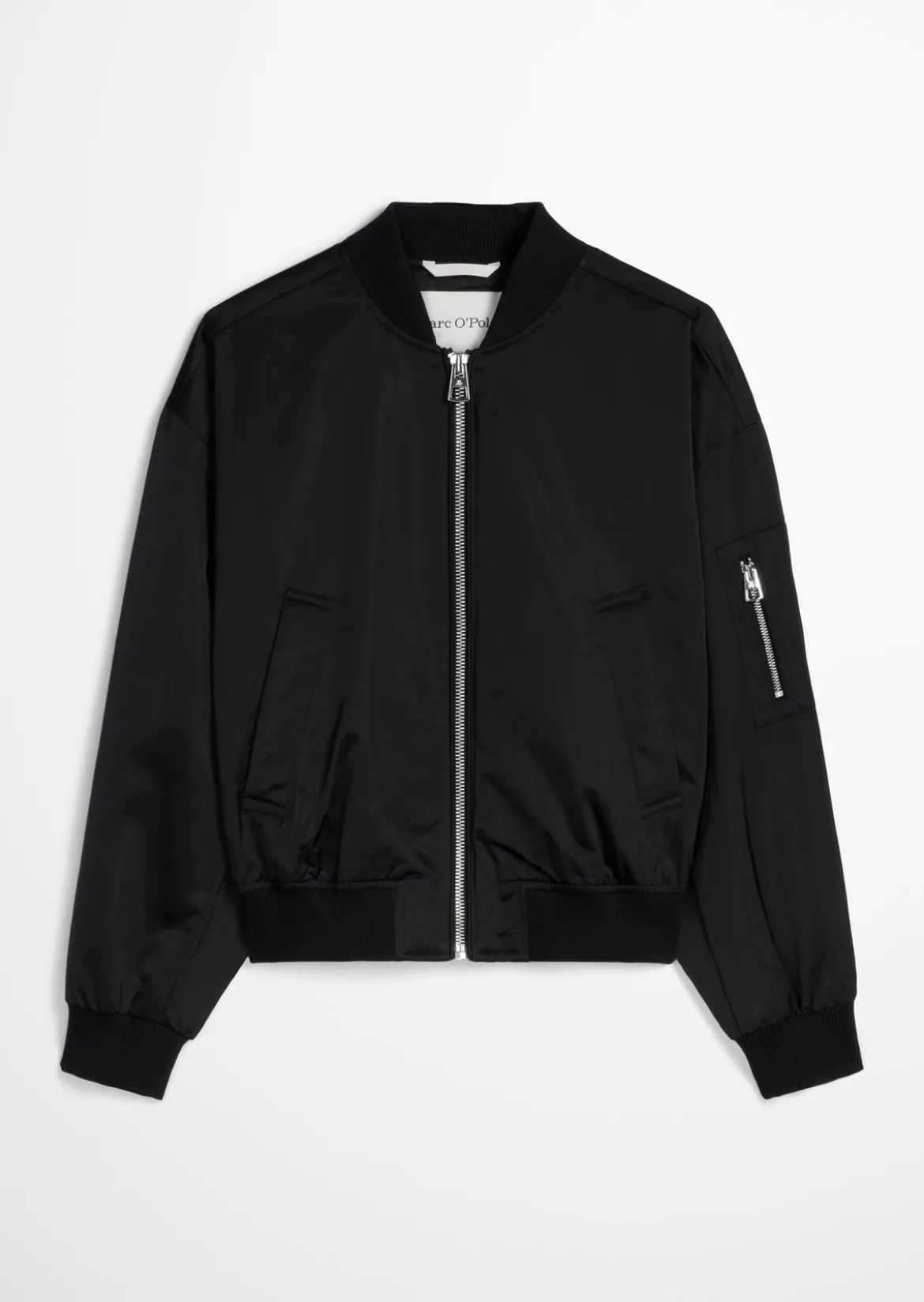 Blouson im Aviator-Stil regular aus recyceltem Shiny-Polyester-Twill