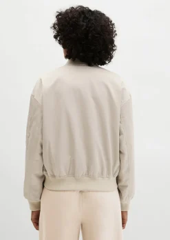 Blouson im Aviator-Stil regular aus recyceltem Shiny-Polyester-Twill