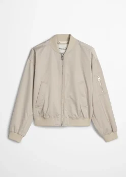 Blouson im Aviator-Stil regular aus recyceltem Shiny-Polyester-Twill