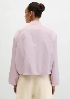 Blouson im Aviator-Stil regular cropped aus recyceltem Polyester