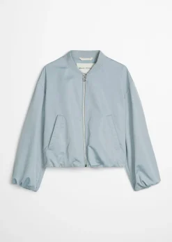 Blouson im Aviator-Stil regular cropped aus recyceltem Polyester