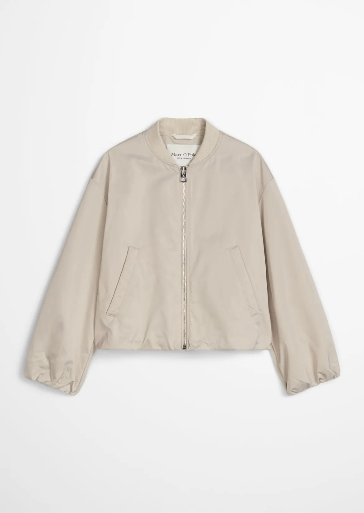 Blouson im Aviator-Stil regular cropped aus recyceltem Polyester