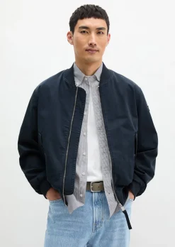 Blouson regular aus Bio-Baumwoll-Twill