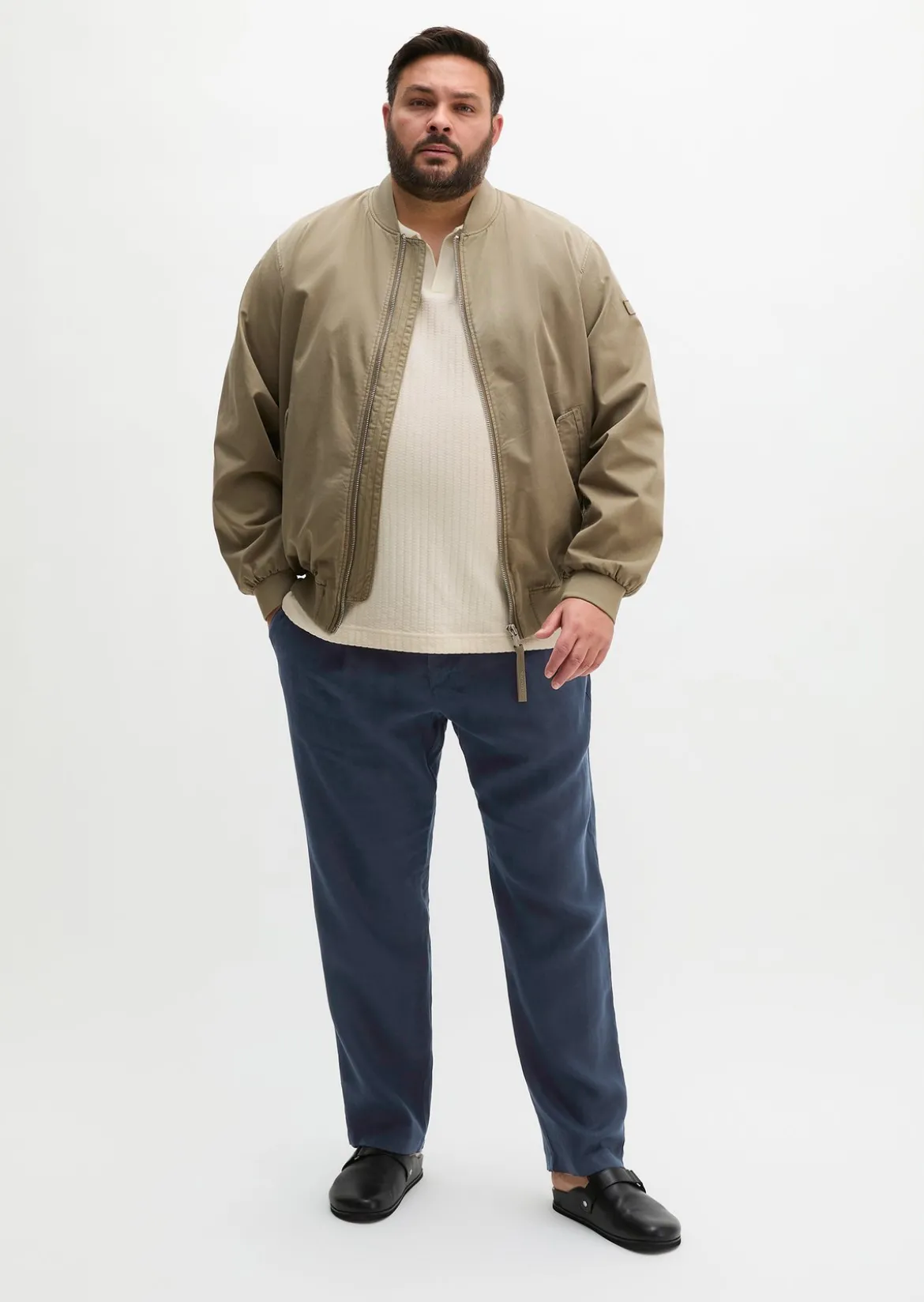 Blouson regular aus Bio-Baumwoll-Twill