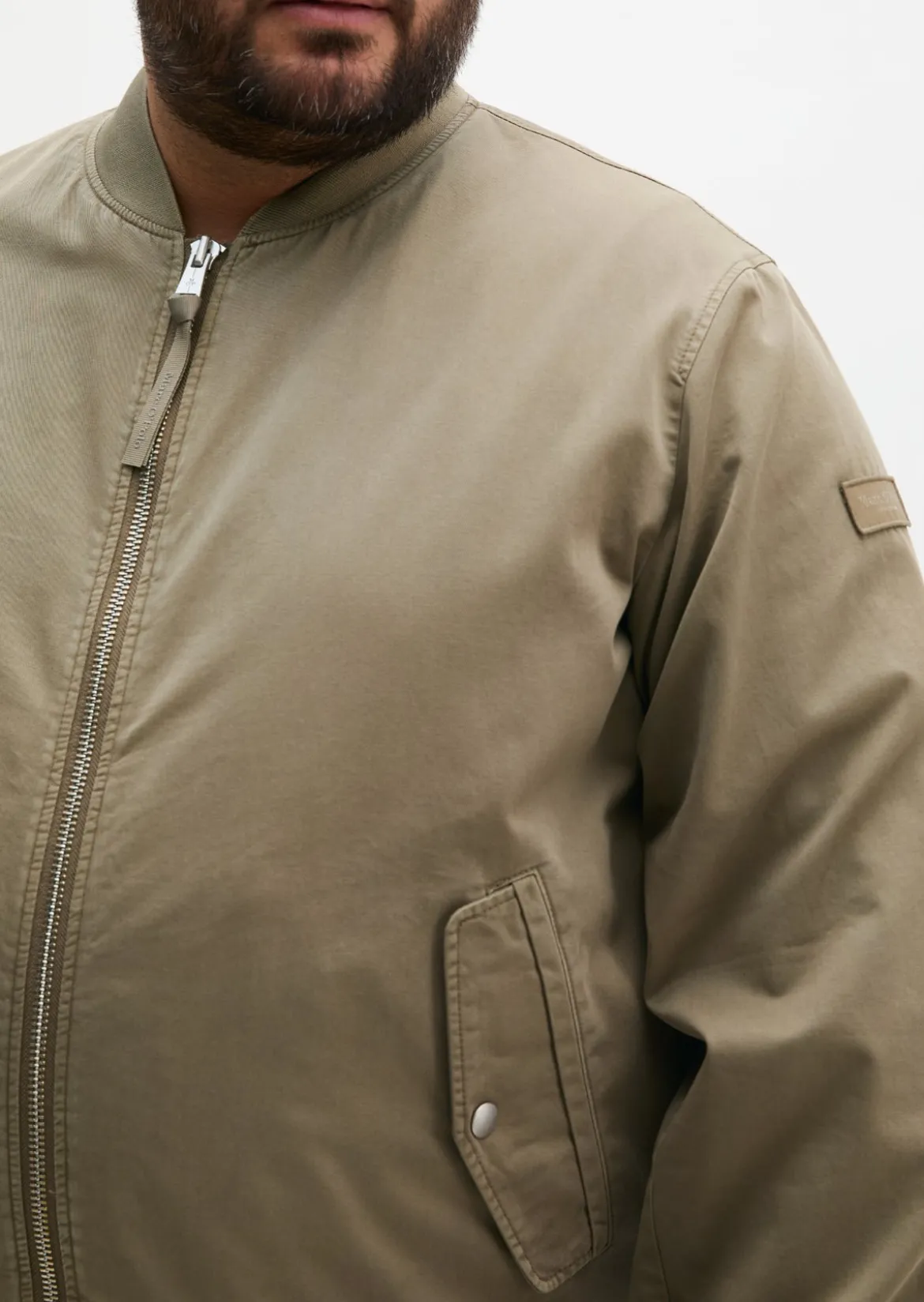 Blouson regular aus Bio-Baumwoll-Twill