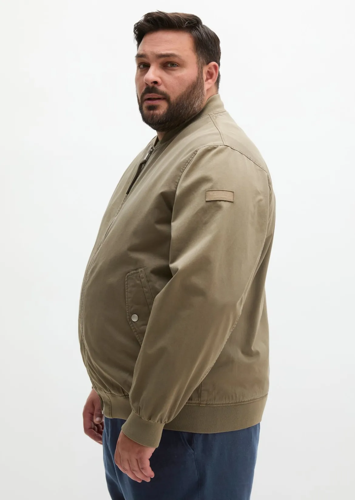 Blouson regular aus Bio-Baumwoll-Twill