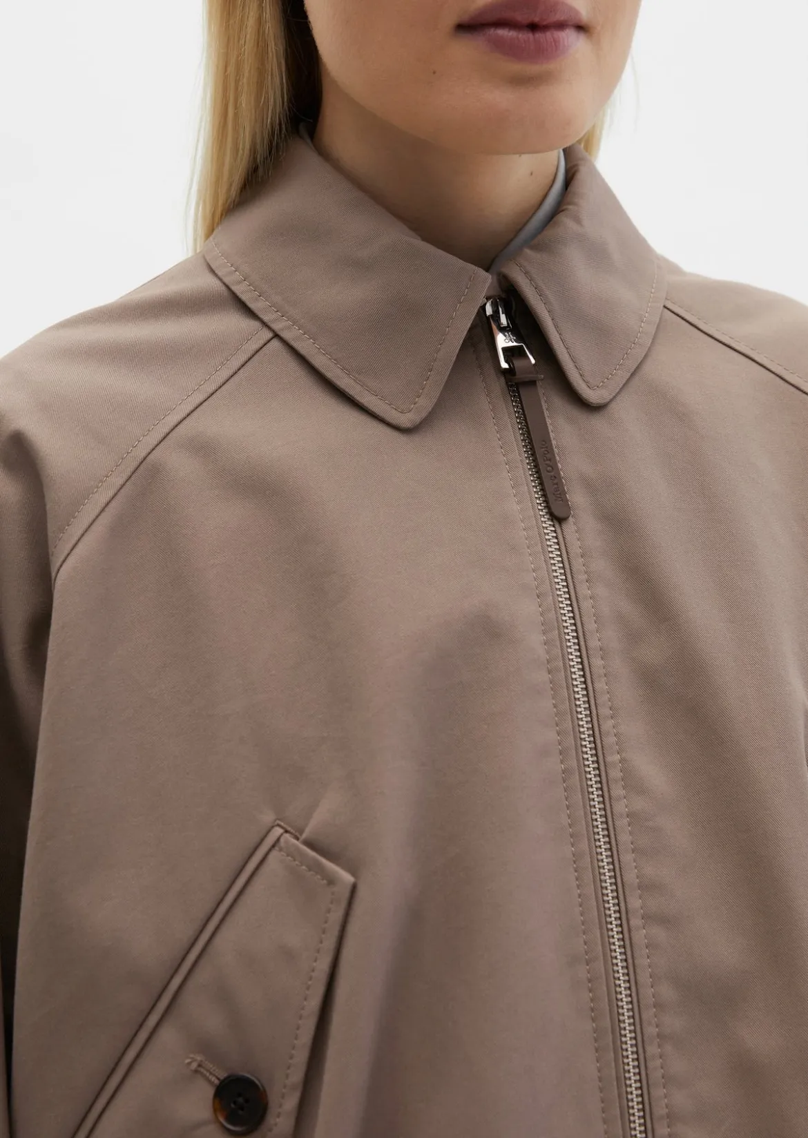 Blouson regular aus Organic Cotton-Lyocell-Mix