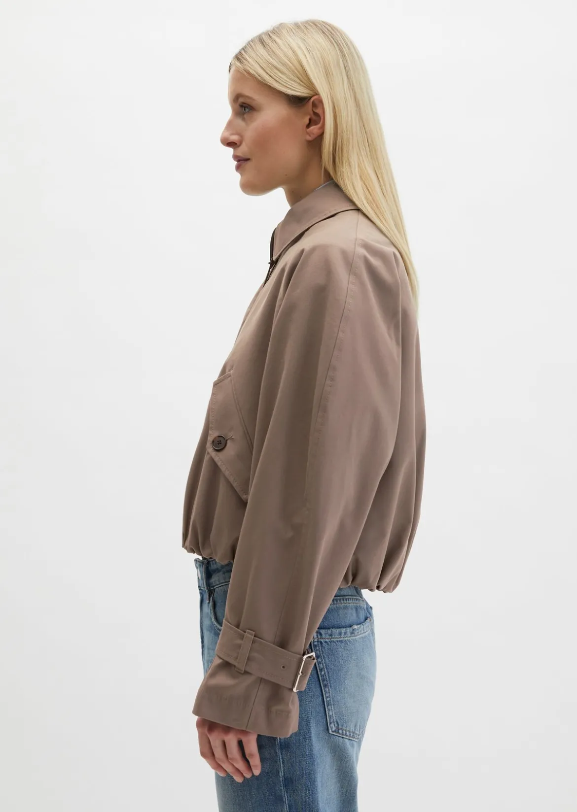 Blouson regular aus Organic Cotton-Lyocell-Mix