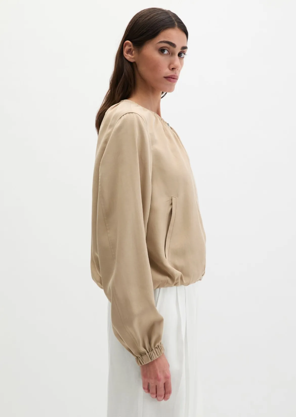 Blouson relaxed aus TENCEL™ Lyocell