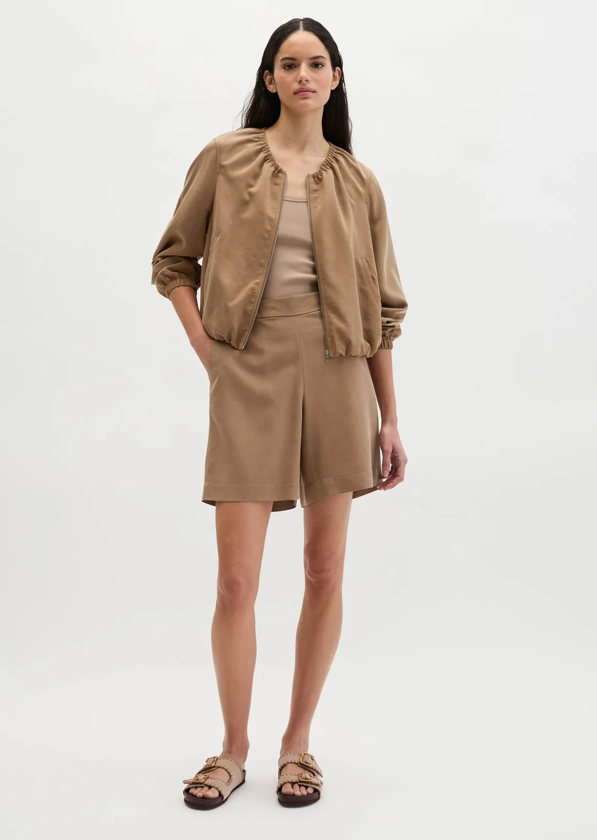 Blouson relaxed aus TENCEL™ Lyocell