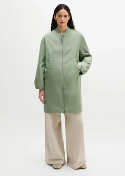 Blouson-Mantel im Aviator-Stil regular aus recyceltem Polyester-Twill