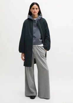 Blouson-Mantel im Aviator-Stil regular aus recyceltem Polyester-Twill