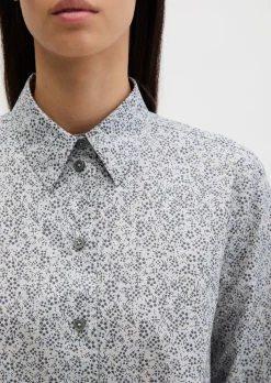 Bluse A-Shape aus Papertouch-Popeline