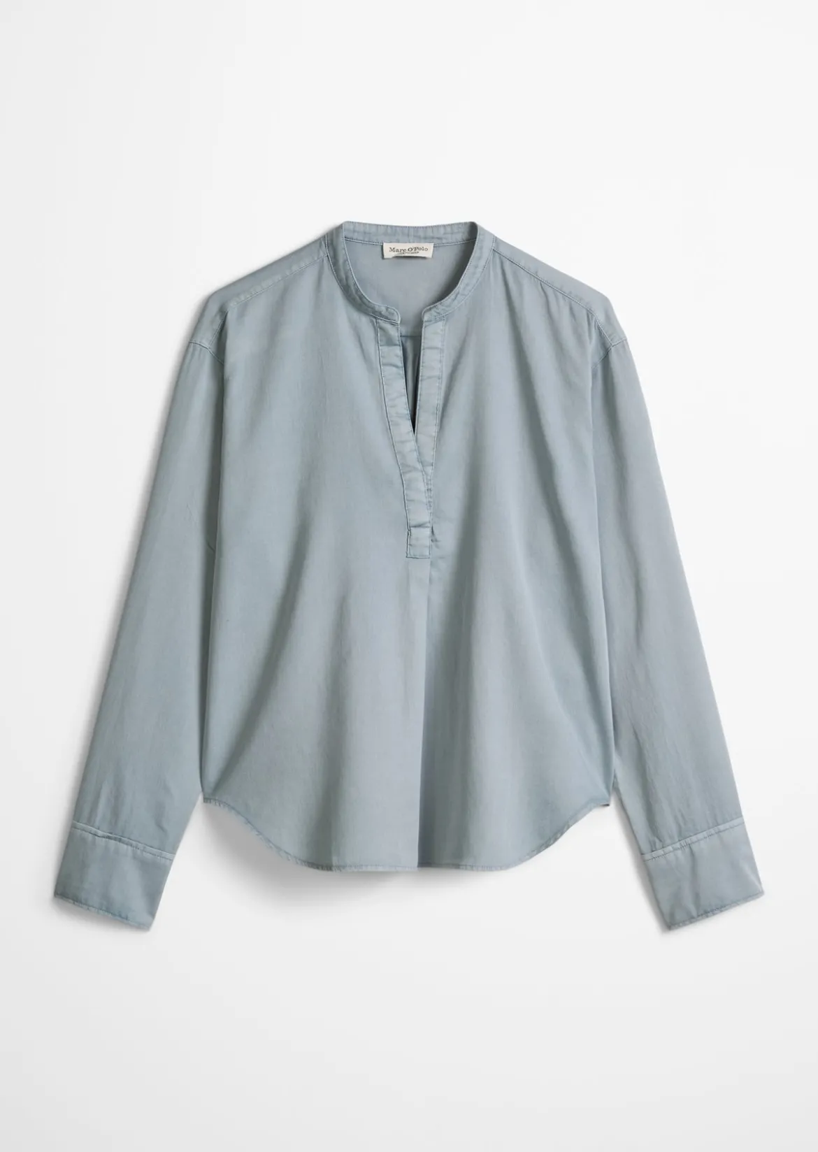 Bluse loose aus Baumwoll-Satin