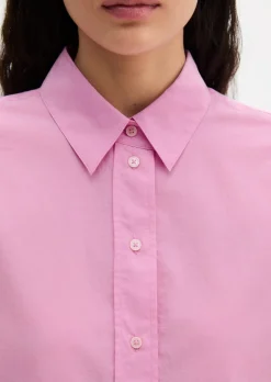 Bluse regular aus Baumwoll-Chambray