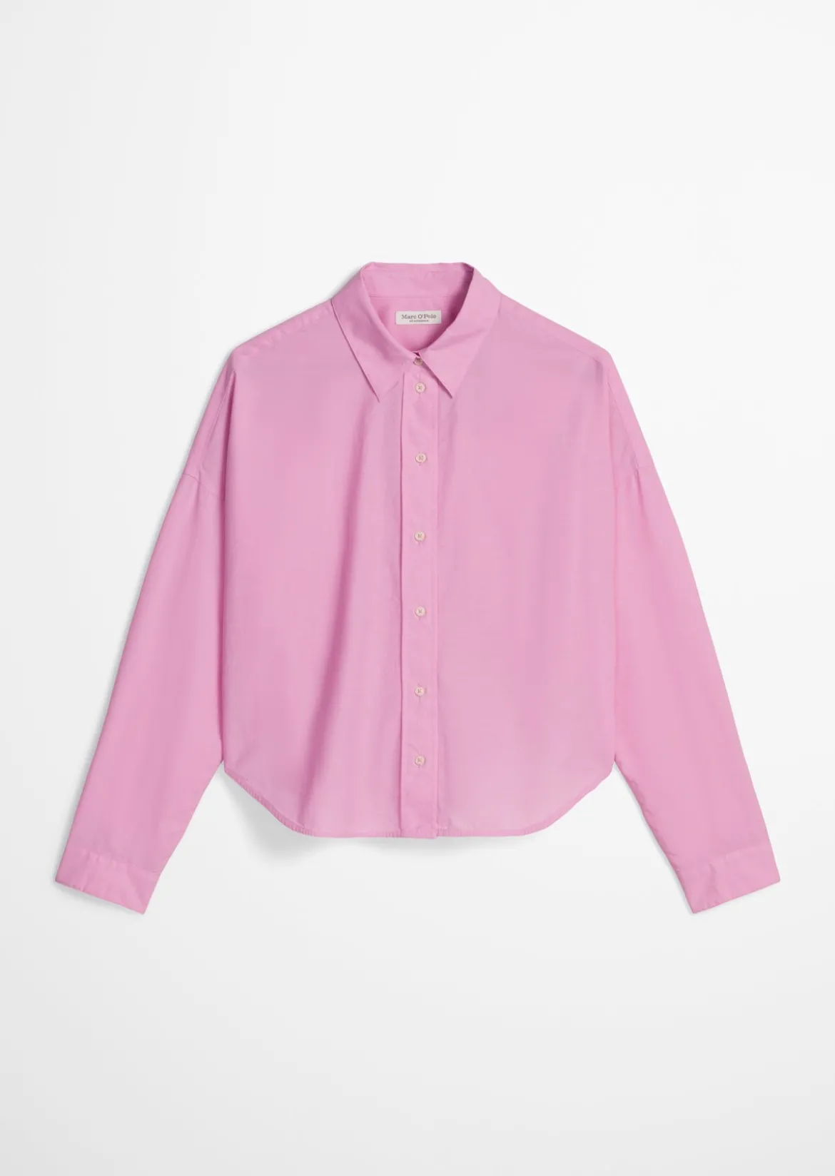 Bluse regular aus Baumwoll-Chambray