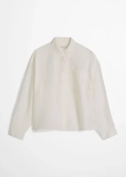 Bluse regular aus weicher Ramiefaser