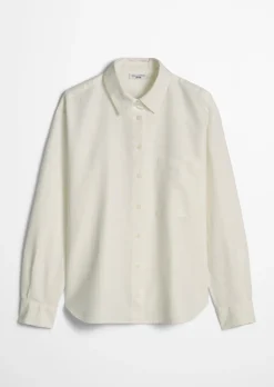 Bluse relaxed aus Leinen-Baumwolle-Mix