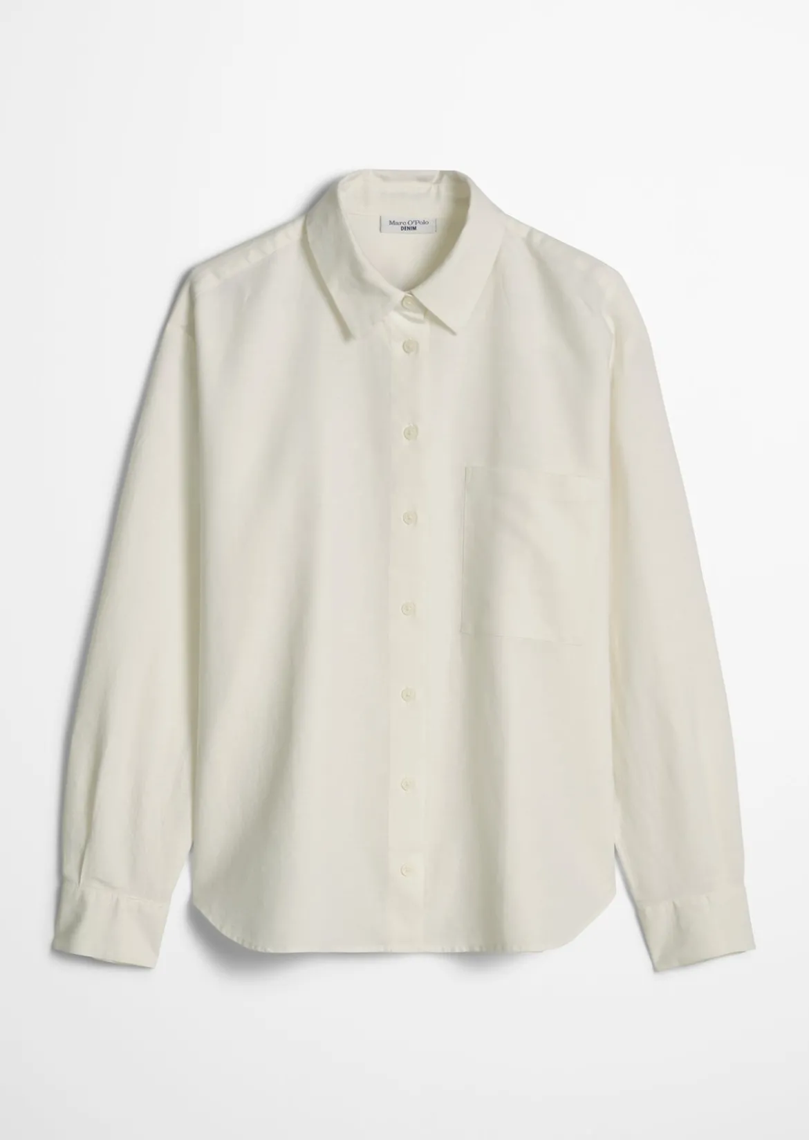 Bluse relaxed aus Leinen-Baumwolle-Mix