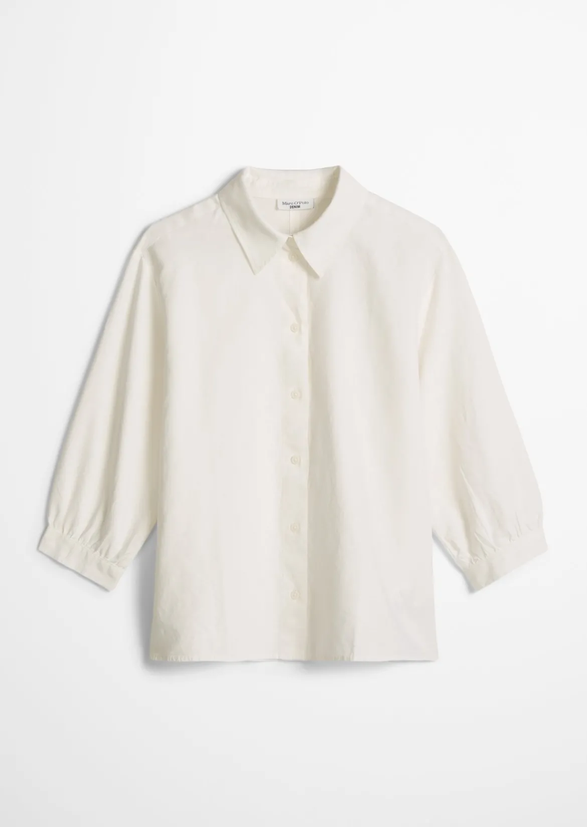 Bluse relaxed aus Leinen-Baumwolle-Mix