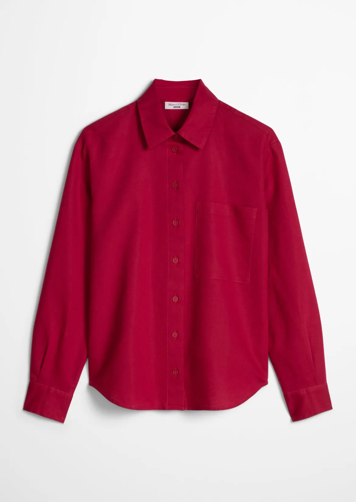 Bluse relaxed aus Leinen-Baumwolle-Mix