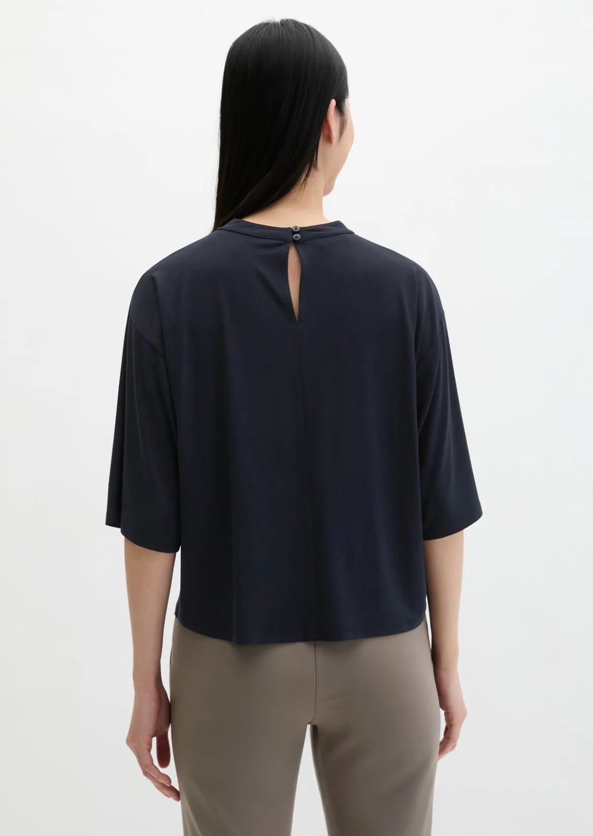 Blusen-Shirt loose aus LENZING™ ECOVERO™