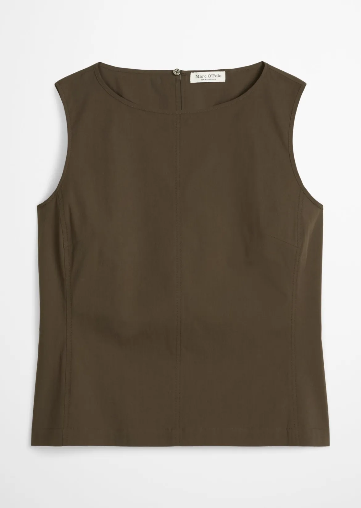 Blusen-Top shaped aus Popeline-Stretch