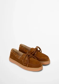 Bootsschuh Model Kara aus weichem Veloursleder