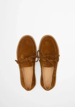 Bootsschuh Model Kara aus weichem Veloursleder