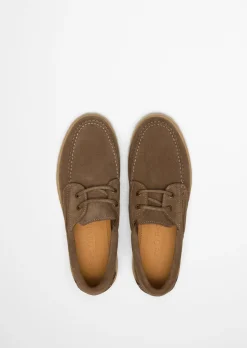 Bootsschuh Model Levi aus weichem Veloursleder