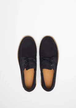 Bootsschuh Model Levi aus weichem Veloursleder