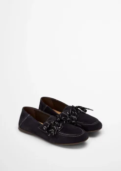 Bootsschuh Model Siana aus weichem Veloursleder