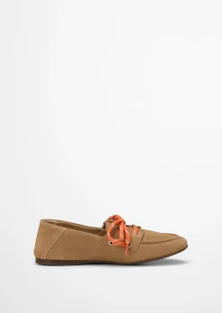 Bootsschuh Model Siana aus weichem Veloursleder