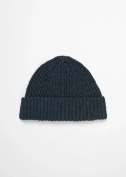 Bouclé-Strickmütze aus Bio-Baumwoll-Mix