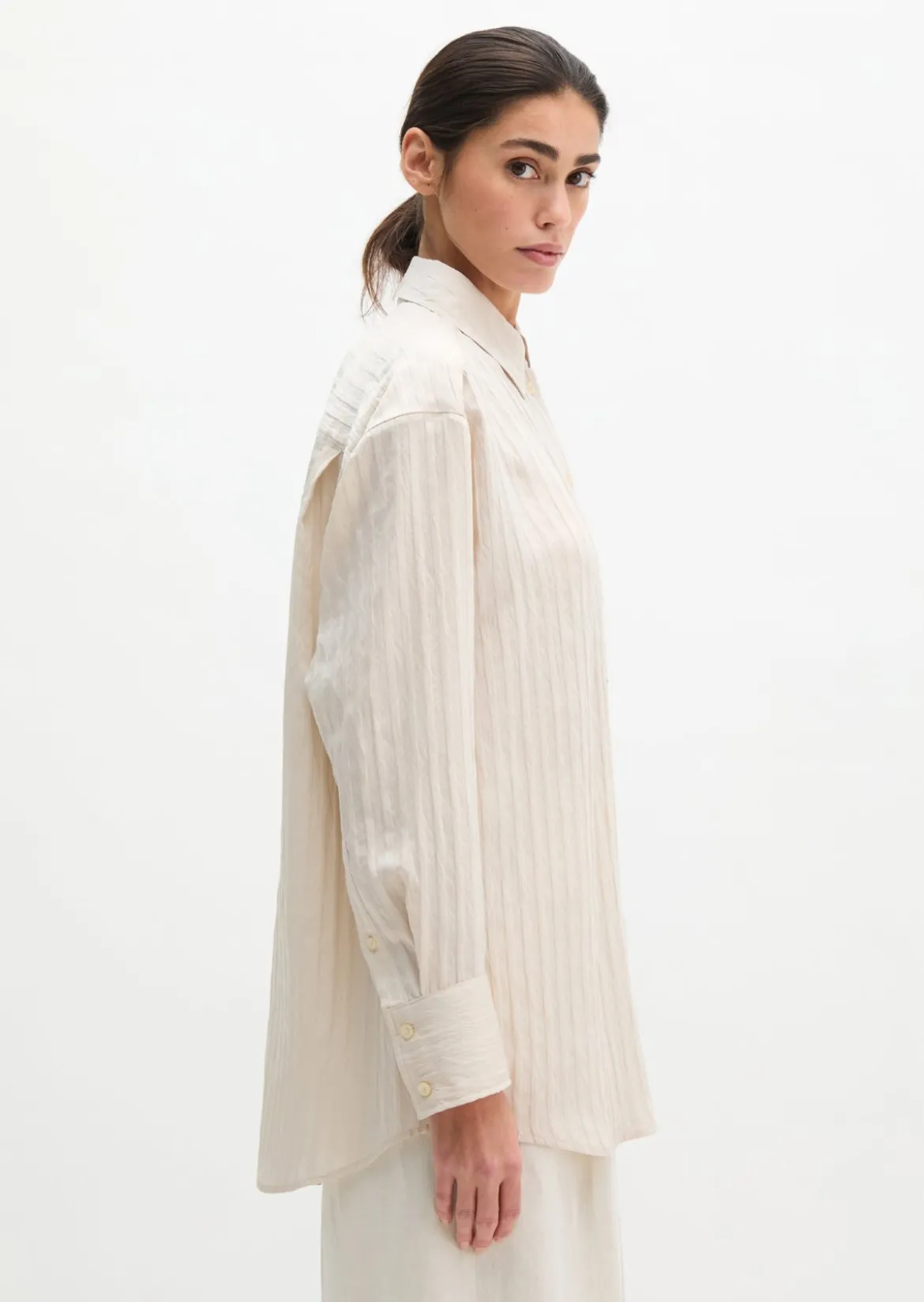 Boyfriend-Bluse loose aus TENCEL™ Modal