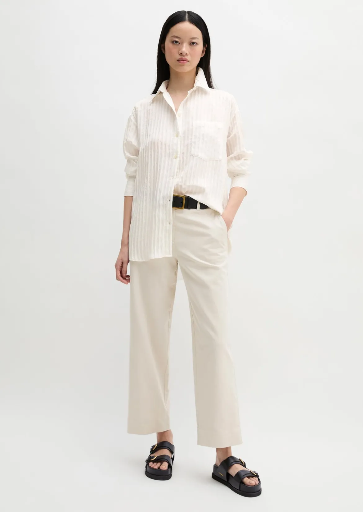 Boyfriend-Bluse loose aus TENCEL™ Modal