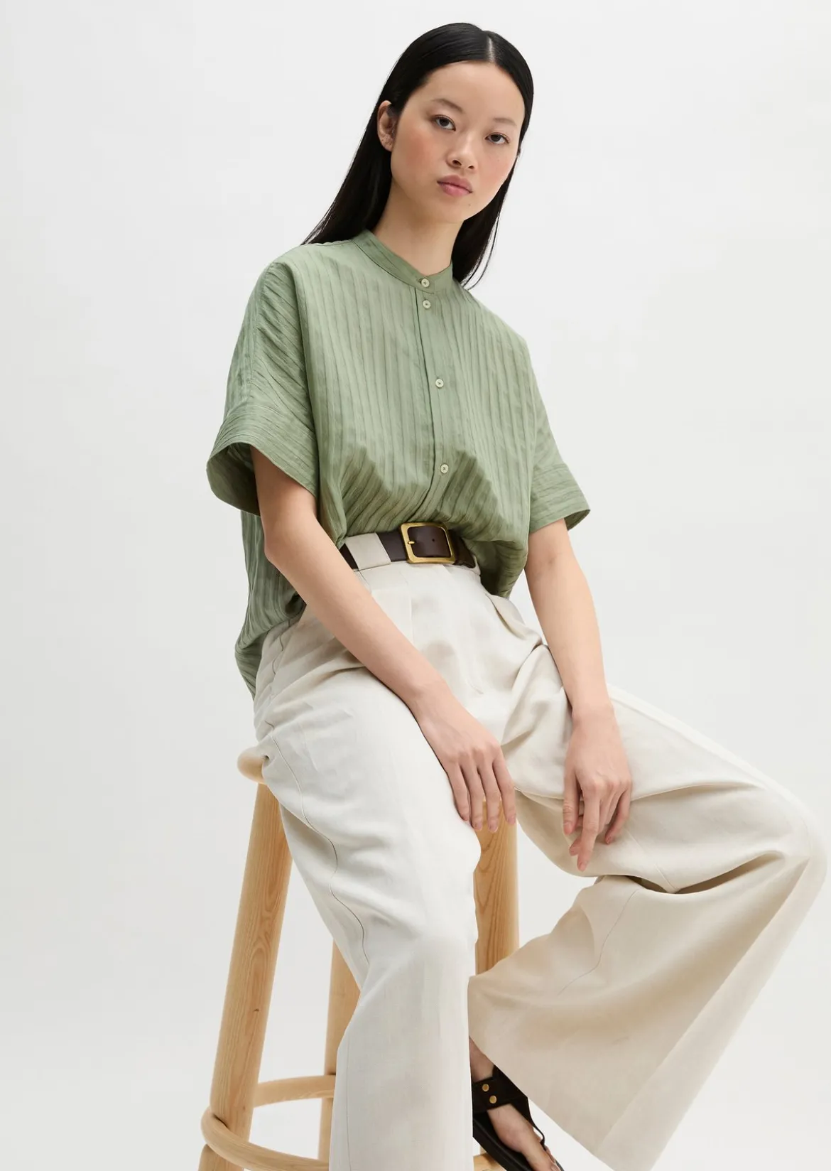 Boyfriend-Bluse regular aus TENCEL™ Modal