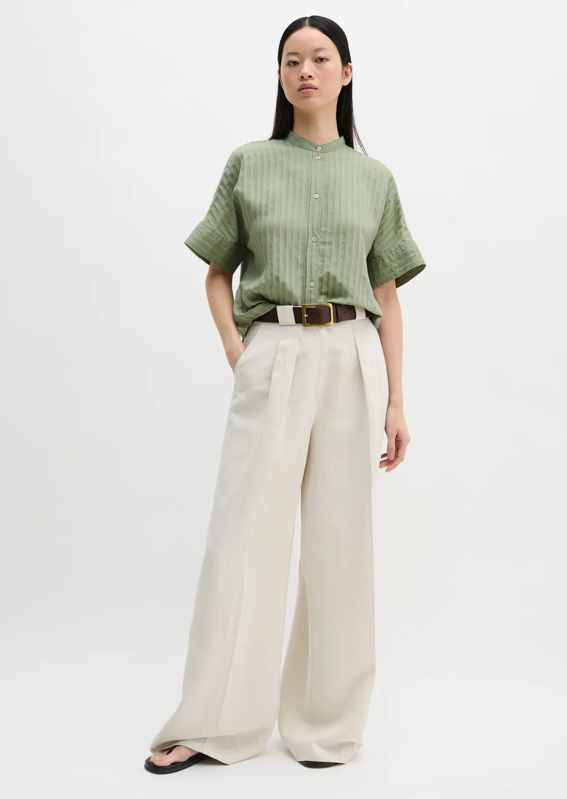 Boyfriend-Bluse regular aus TENCEL™ Modal