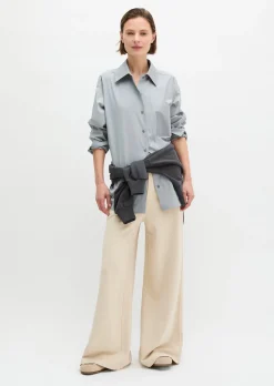 Boyfriend-Bluse relaxed aus Premium Baumwoll-Popeline