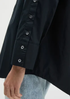 Boyfriend-Bluse relaxed aus Premium Baumwoll-Popeline