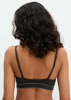 Bralette aus fein geripptem Jersey