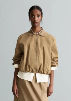 Bubble-Jacke regular aus Organic-Cotton-Mix-Stretch