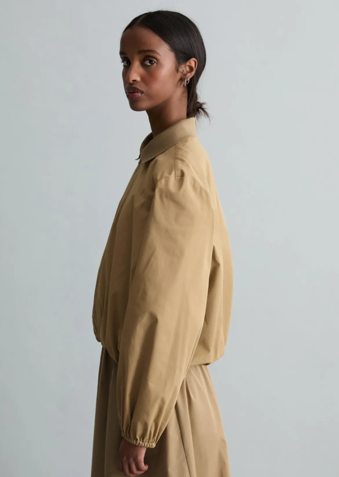 Bubble-Jacke regular aus Organic-Cotton-Mix-Stretch