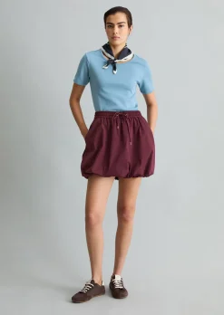 Bubble-Skirt A-Shape aus Organic-Cotton-Mix-Stretch