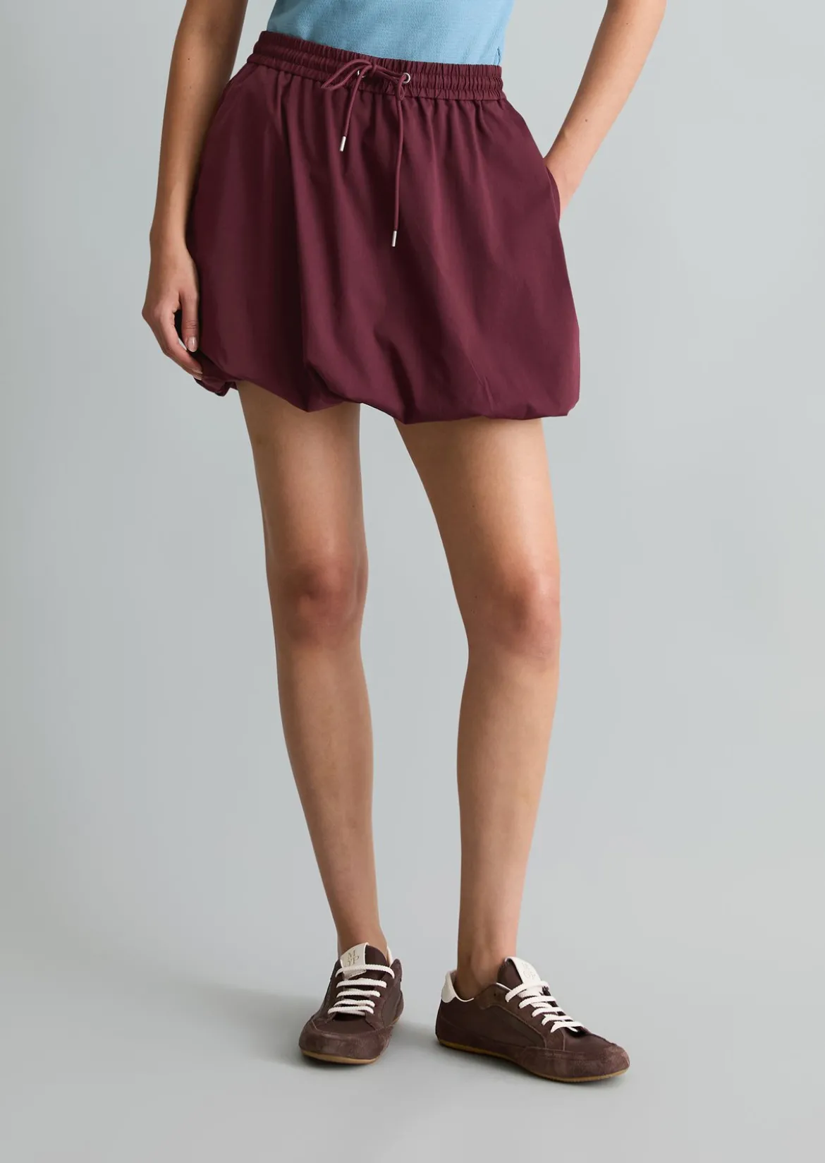 Bubble-Skirt A-Shape aus Organic-Cotton-Mix-Stretch