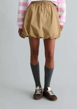 Bubble-Skirt A-Shape aus Organic-Cotton-Mix-Stretch